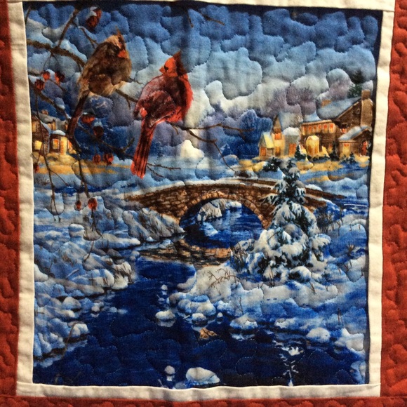 6 NWOT Beautifully handmade Xmas themed placemats - Picture 2 of 11